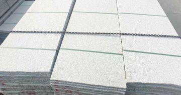 徐州芝麻白毛板，石材毛板