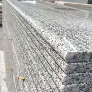 徐州芝麻白楼梯踏步 花岗岩楼梯板材