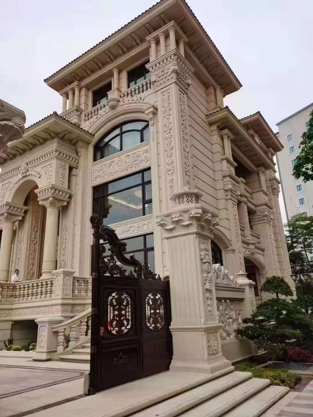 徐州黄金麻别墅外墙异形定制