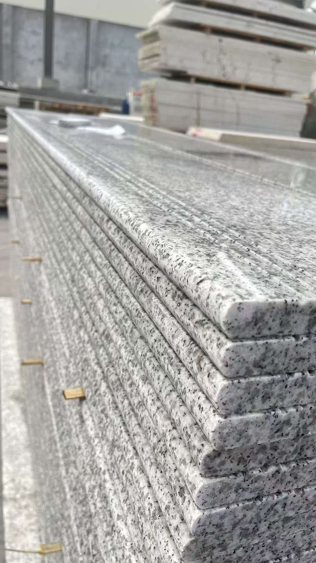 徐州芝麻白楼梯踏步 花岗岩楼梯板材