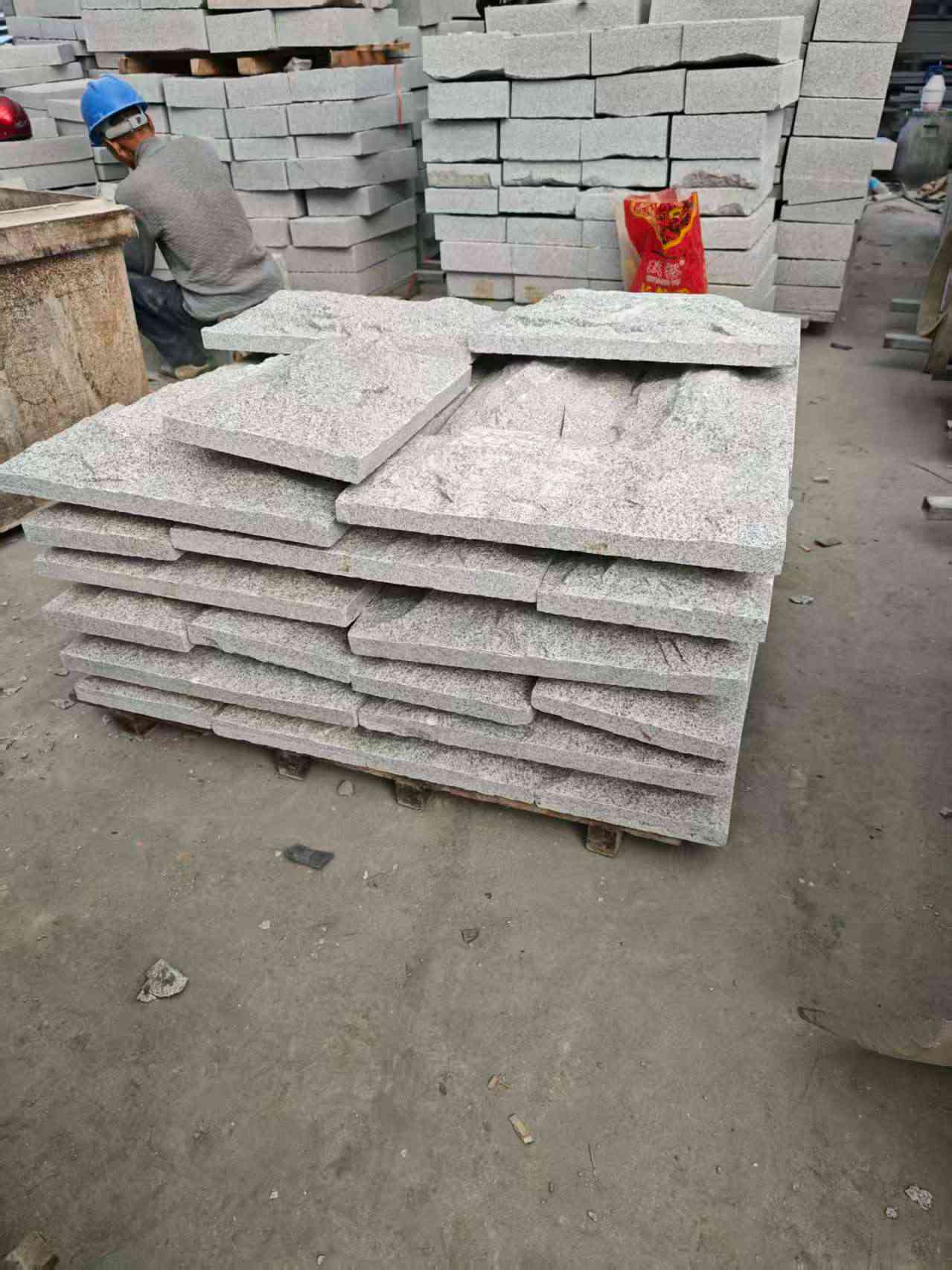 徐州芝麻白蘑菇石，自然面